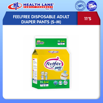 FEELFREE DISPOSABLE ADULT PANTS (11'S) (S-M)